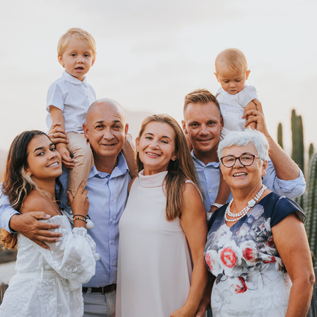 Family Posing - Multiple generations